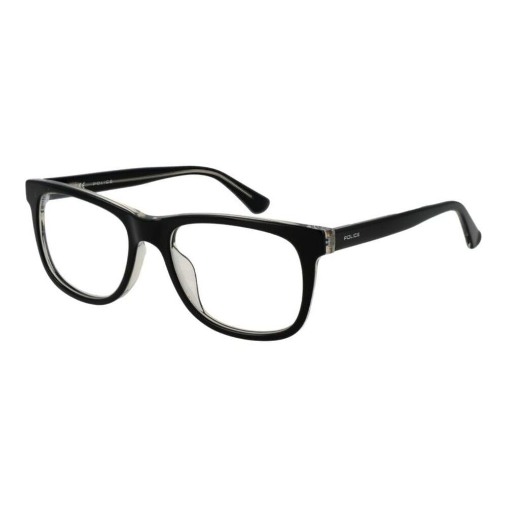 Police Black Cellulose Acetate Glasses Men's (Frames)
